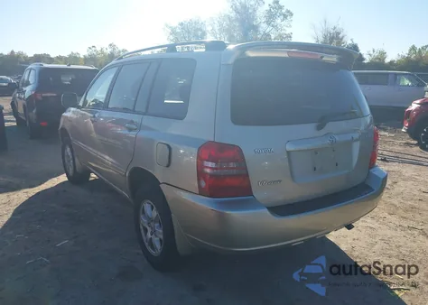 2003 Toyota Highlander Limited V6 из США, поврежденный, VIN JTEHF21A130112455